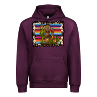 Mauve Wine Serape Cactus Urban Hoodie - Bettercallsaul