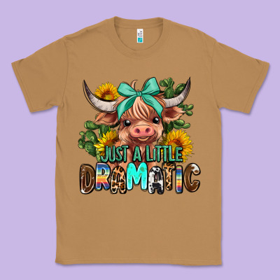 Just A Little Dramatic Classic Tee Designed By Adodesignshop