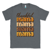 Charcoal Heather thankful mama Classic Tee - BundleAndBundleShop