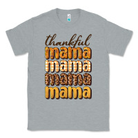 Heather Grey thankful mama Classic Tee - BundleAndBundleShop