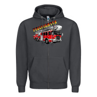 Smoke firefighter fire truck Zipper Hoodie - Artiststas