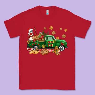 Santa Fuel   Cookies Truck Classic Tee Designed By Adodesignshop