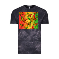 Cloud Black juneteenth butterfly Vintage Tee - Zillion Design Studio
