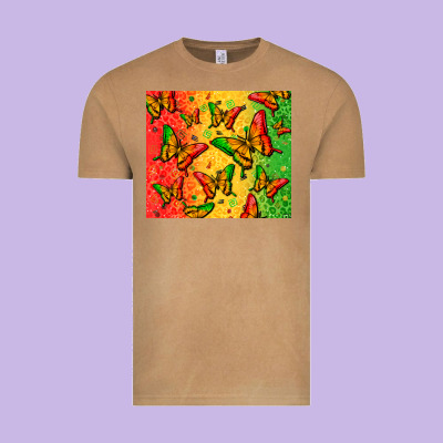 Juneteenth Butterfly Vintage Tee Designed By Zillion Design Studio
