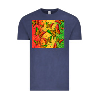 Vintage Denim juneteenth butterfly Vintage Tee - Zillion Design Studio
