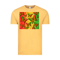 Vintage Mustard juneteenth butterfly Vintage Tee - Zillion Design Studio