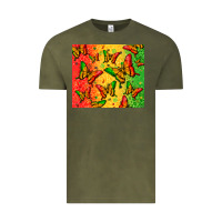 Vintage Olive juneteenth butterfly Vintage Tee - Zillion Design Studio