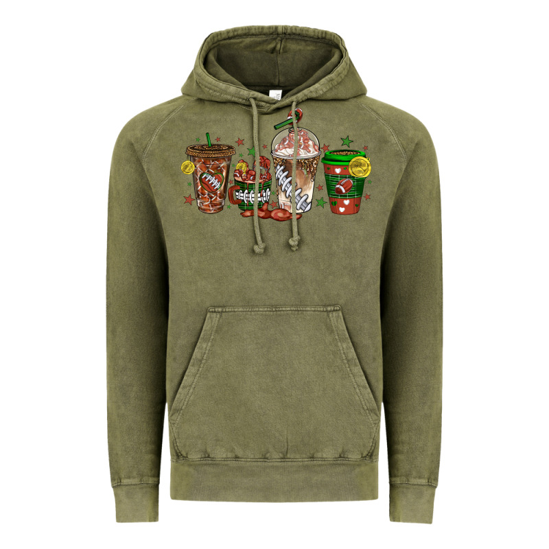 American Football Coffee Cups Vintage Hoodie by texasbilliewilder | Teevron
