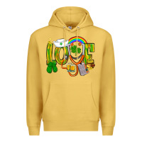 Antique Gold St. Patrick's Love Nurse Premium Hoodie - BundleAndBundleShop