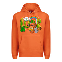 Carrot St. Patrick's Love Nurse Premium Hoodie - BundleAndBundleShop