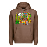 Chestnut St. Patrick's Love Nurse Premium Hoodie - BundleAndBundleShop