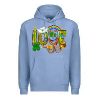 Colony Blue St. Patrick's Love Nurse Premium Hoodie - BundleAndBundleShop