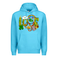 Ocean Blue St. Patrick's Love Nurse Premium Hoodie - BundleAndBundleShop