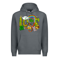 Rock St. Patrick's Love Nurse Premium Hoodie - BundleAndBundleShop