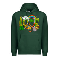 Sports Green St. Patrick's Love Nurse Premium Hoodie - BundleAndBundleShop