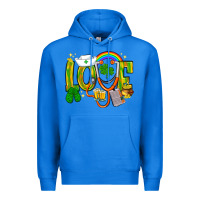 True Royal St. Patrick's Love Nurse Premium Hoodie - BundleAndBundleShop