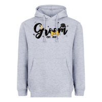 Heather Grey groom Heavyweight Hoodie - MaliasSmallBusiness