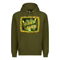 Army Green just lucky Premium Hoodie - AdoDesignShop