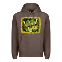 Coffee just lucky Premium Hoodie - AdoDesignShop