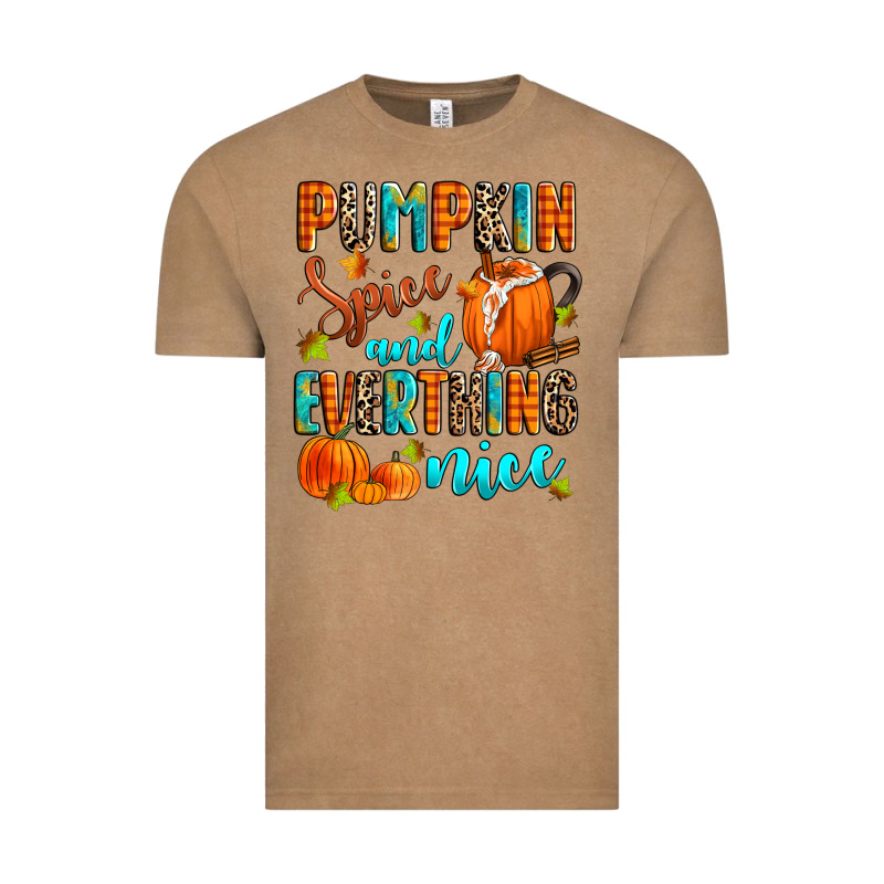 Pumpkin Spice And Everthing Nice Vintage Tee by Zillion Design Studio | Teevron