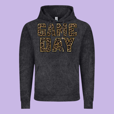 Game Day Leopard Vintage Hoodie Designed By Zillion Design Studio
