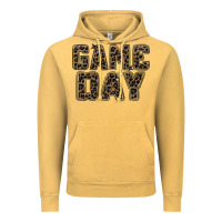Vintage Mustard game day leopard Vintage Hoodie - Zillion Design Studio