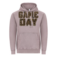 Vintage Zinc game day leopard Vintage Hoodie - Zillion Design Studio