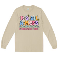 Mushroom its all a mess Long Sleeve Tee - JahusDesignShop