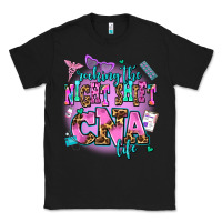 Black rocking the night shift cna life Classic Tee - AdoDesignShop
