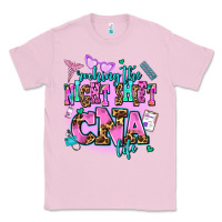 Bubblegum Pink rocking the night shift cna life Classic Tee - AdoDesignShop