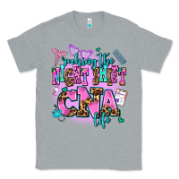 Heather Grey rocking the night shift cna life Classic Tee - AdoDesignShop