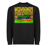 Black st patricks day truck shamrock with rainbow tumbler Heavyweight Sweatshirt - RanaPortraitStore
