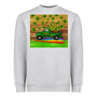 Heather Grey st patricks day truck shamrock with rainbow tumbler Heavyweight Sweatshirt - RanaPortraitStore