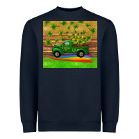 Navy st patricks day truck shamrock with rainbow tumbler Heavyweight Sweatshirt - RanaPortraitStore
