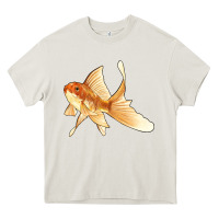 Cream Goldfish Heavy Core Tee - LillyAllenDesigns