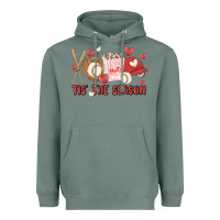 Sage tis the season baseball Heavyweight Hoodie - MaliasSmallBusiness