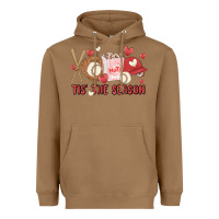 Toasted Coconut tis the season baseball Heavyweight Hoodie - MaliasSmallBusiness