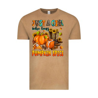 Vintage Camel just a girl who loves pumpkin spice Vintage Tee - Zillion Design Studio