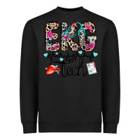 Black ekg tech Heavyweight Sweatshirt - Zillion Design Studio