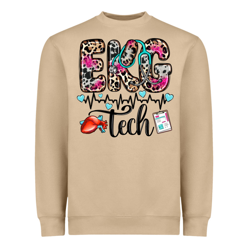Ekg Tech Heavyweight Sweatshirt by Zillion Design Studio | Teevron