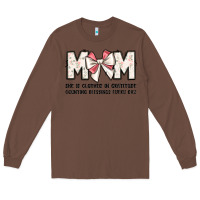 Chestnut mom she is clothed in gratitude counting blessings Long Sleeve Tee - JahusDesignShop