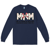Navy mom she is clothed in gratitude counting blessings Long Sleeve Tee - JahusDesignShop