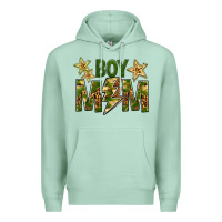 Seafoam Boy Mom Premium Hoodie - BundleAndBundleShop