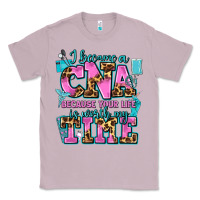 Lilac i became a cna because your life is worth my time Classic Tee - AdoDesignShop