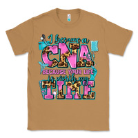 Toasted Coconut i became a cna because your life is worth my time Classic Tee - AdoDesignShop