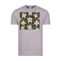 Vintage Zinc white Scottish calf Vintage Tee - BarkalooDesign