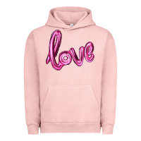 Pigment Salmon valentine's day love balloon Urban Hoodie - RanaPortraitStore