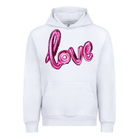 White valentine's day love balloon Urban Hoodie - RanaPortraitStore