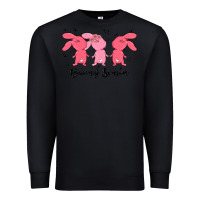 Black easter bunny Premium Sweatshirt - MaliasSmallBusiness