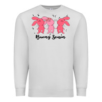 Dove Grey easter bunny Premium Sweatshirt - MaliasSmallBusiness